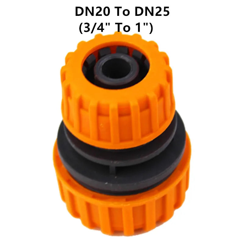 Garden Hose Connector 1/2' 3/4' 1' Inch Pipe Coupler Stop Water Connector 12mm 19mm 25mm Hose Bore Repair Joint Irrigation