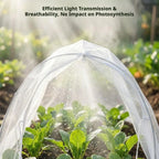Insect Netting Cover for Plants with Zipper & Drawstring Breathable Anti-Bug Mesh for Garden Vegetables, Trees & Potted Plants