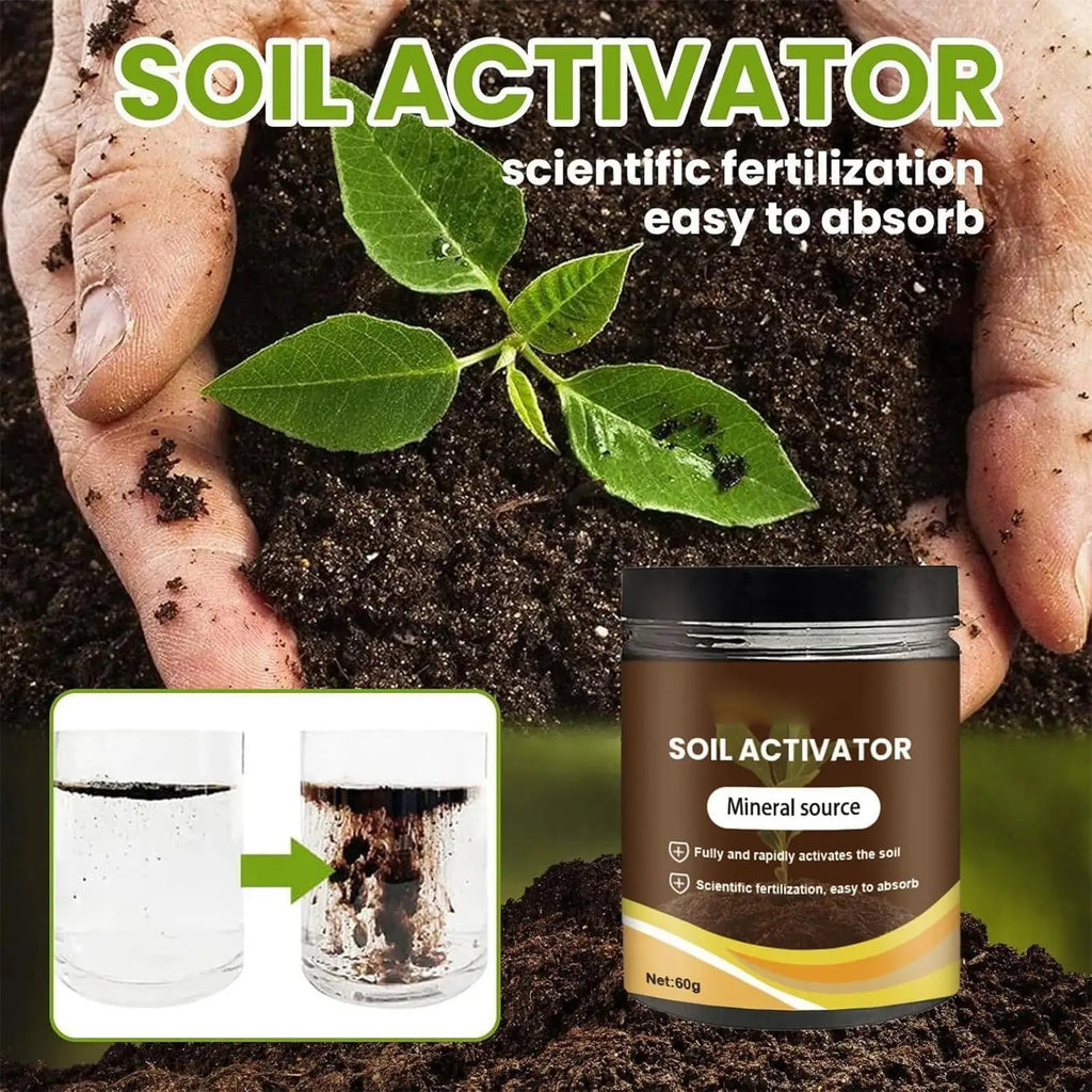 60G Organic Soil Activators And Plant Fertilizers Indoor Plant Fertilizers For Healthy Flowers And Soil Plants