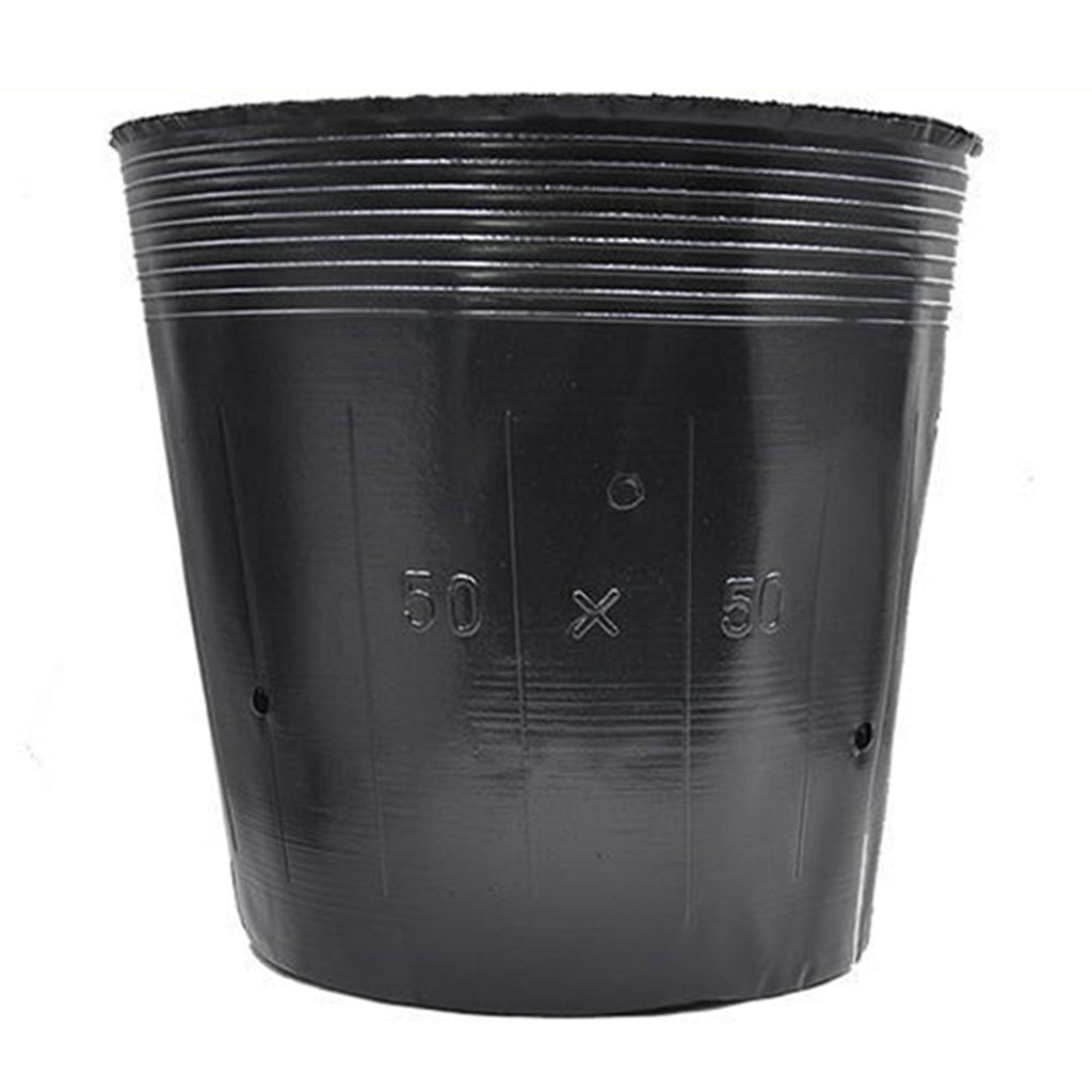 50/100Pcs Plastic Seedlings Starter Pot Black Flexible Plastic Seedling Pots for Starting Seedlings Succulents Seedling Bag