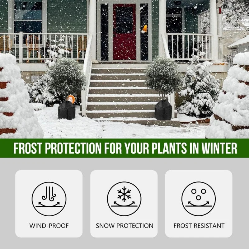 Garden plant insulation cover, fruit tree cold and frost protection durable flowerpot protective cover