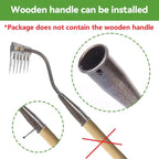8/7/6/5teeth Garden Weeding Rake Heavy Duty Metal Gardening Hoe Weeding Rake Farm Tool for Gardening Weeding Loosening Soil Rake
