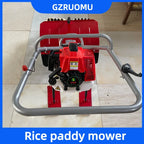 Lightweight Hand Push Row Crop Weeder Walking Inter-row Cultivator Labor Saving Soil Loosening Weeding Machine