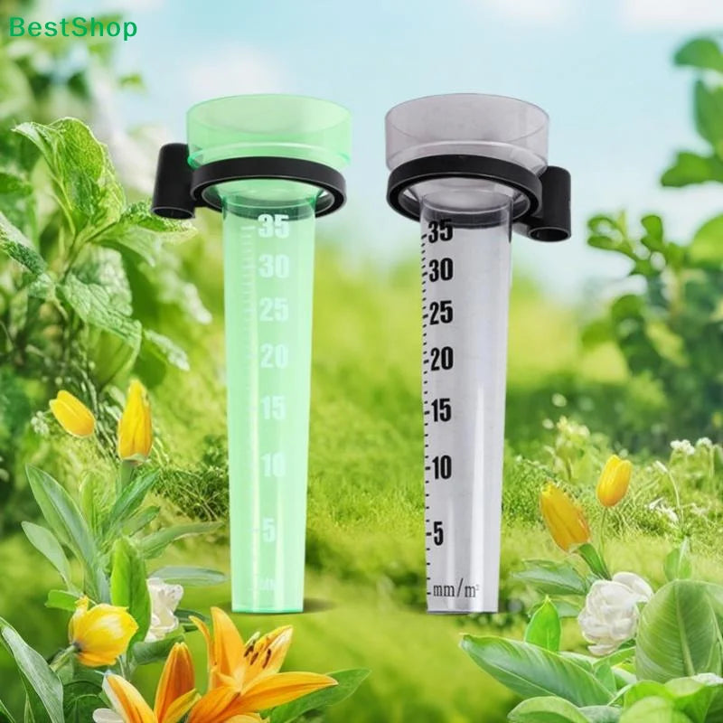 35mm Rain Gauge Rainwater Meter Water Rain Measurement Tool Outdoor Garden Ground Rainfall Guage