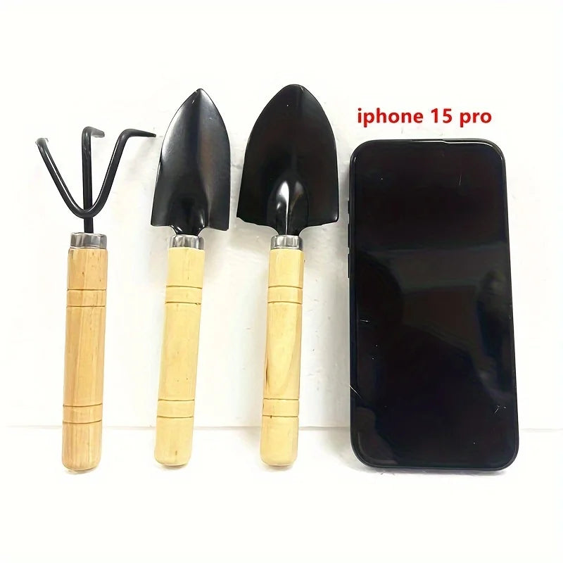 Garden Tool Set Mini Gardening Kit with Rake Trowel and Shovel for Succulent Plants and Soil Cultivation