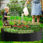 6+1 Grids Nonwoven Planting Grow Bag Pots Gardening Supplies Outdoor Garden Planters Vegetable Flower Pot Container Seeds Sack