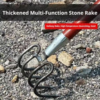 4 Claws Garden Hand Rake Durable Garden Cultivator Fork Head Soil Digging Rake Head Weeding Harvesting Landscaping Tool