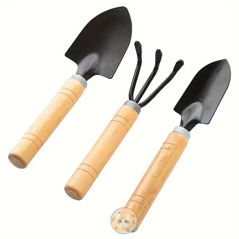 Garden Tool Set Mini Gardening Kit with Rake Trowel and Shovel for Succulent Plants and Soil Cultivation