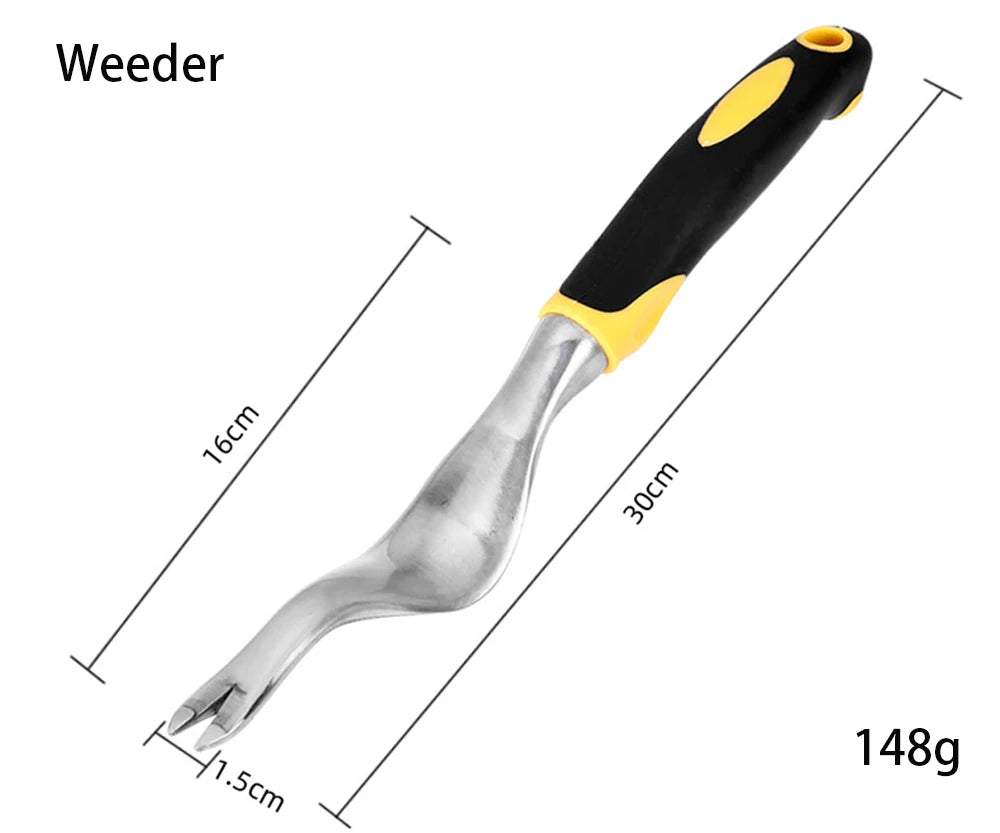 Garden Tool Hand Trowel Rake Cultivator Weeder Tools With Ergonomic Handle Garden Lawn Farmland Transplant Gardening Bonsai Tool