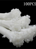 100Pcs 3x80mm 100mm 120mm 150mm 200mm 4x300mm Nylon Plastic Cable Ties Self-Locking Long Wide Extra Large Zip Ties White
