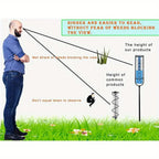 Outdoor Garden Rain Gauge Freeze Proof rain Gauge Outdoor Best Rated For Garden Deck Lawn with Large Numbers Adjustable Height