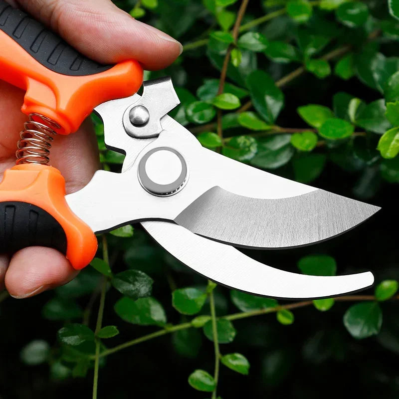 Pruning Shears Garden Scissors Sharp Blade One-handed Pruning Shears Trees Flower Trimmers Secateurs Garden Beak Scissors Pruner