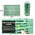 Tree Trunk Protector Plastic Tree Guard Flexible Adjustable Breathable Bark Guard for Sapling from Rodents Rabbits Mowers Garden