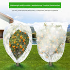 Insect Netting Cover for Plants with Zipper & Drawstring Breathable Anti-Bug Mesh for Garden Vegetables, Trees & Potted Plants