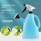 Plastic Watering Can Pot Gardening Supplies Garden Plants Adjustable Pressure Spray Water Kettle Indoor 1L Flower Sprayer Home