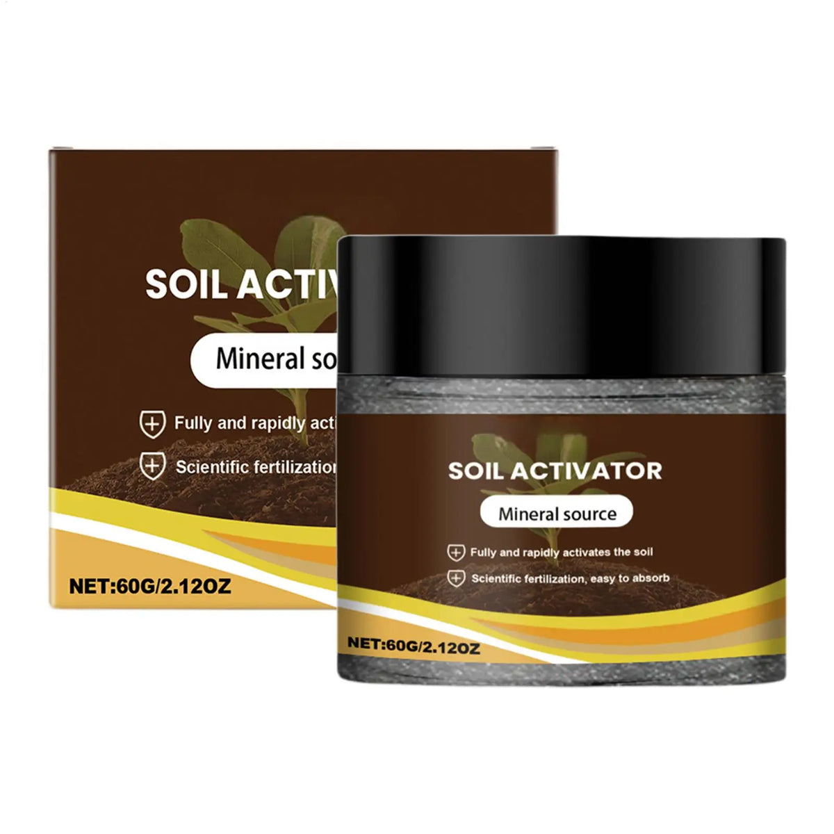 60G Organic Soil Activators And Plant Fertilizers Indoor Plant Fertilizers For Healthy Flowers And Soil Plants