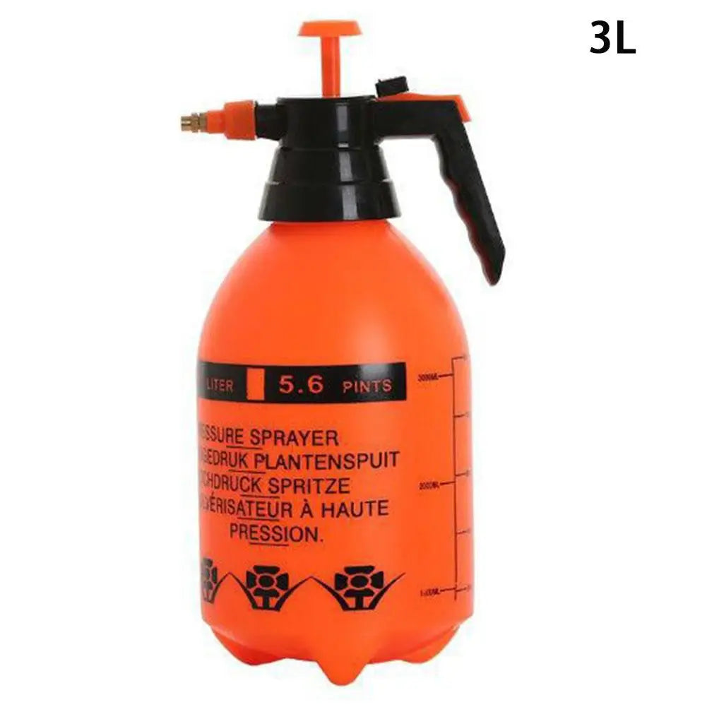 0.8/1.5/2/3L Garden Pressure Sprayer Portable Hand Pump Sprayer Watering Can with Adjust Nozzle for Garden Lawn, 2 Spray Mode