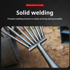 Garden Stainless Steel Hand Rake Manual Integrated Small Leaf Rakes Gardening Tool Multi-Claw Soil Rake For Planting Vegetable