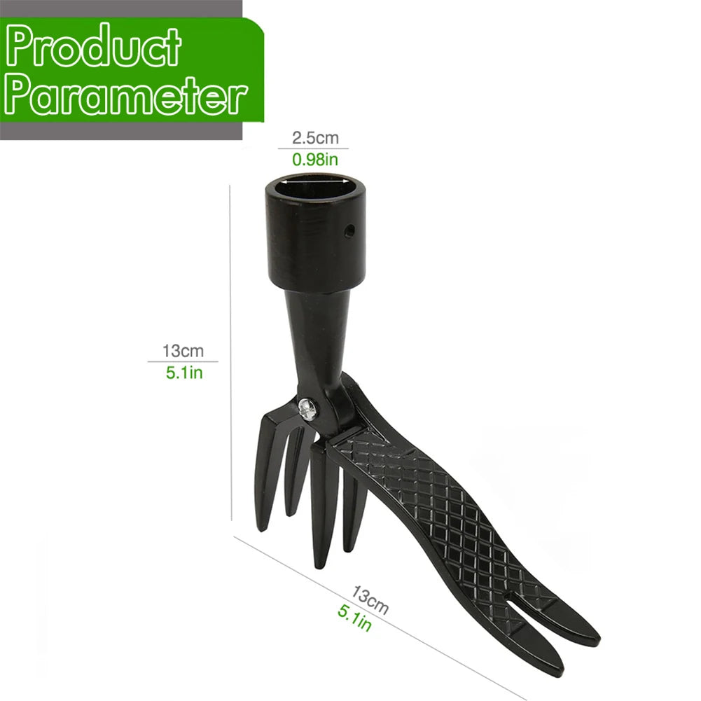 Standing Weeding Head Replacement Foot Pedal Digging Grass Shovel Foot Pedal Weed Puller WeedingTool for Outdoor Garden Lawn