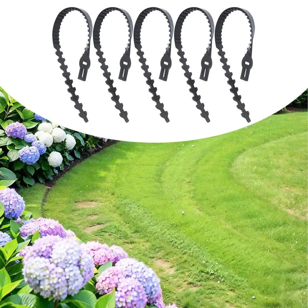 Flexible Garden Plant Ties Heavy Duty Adjustable Plant Twist Ties 5X Reusable Tree Training System Shrub Tying Tool For