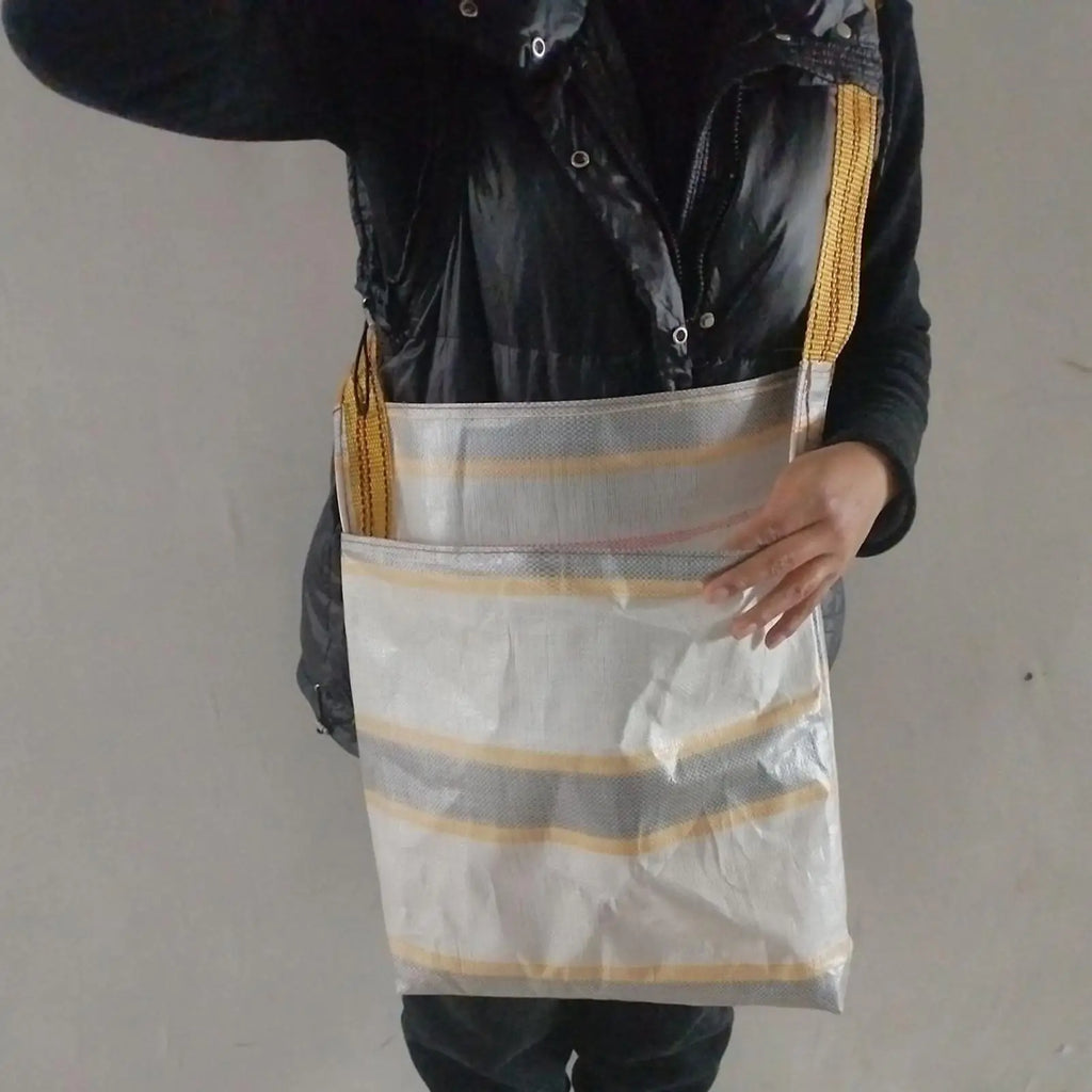 Fruit Picking Bag 55x55cm Harvesting Apron Waterproof Vegetable Foraging Bag with Shoulder Strap Portable Pouch for Farm Garden