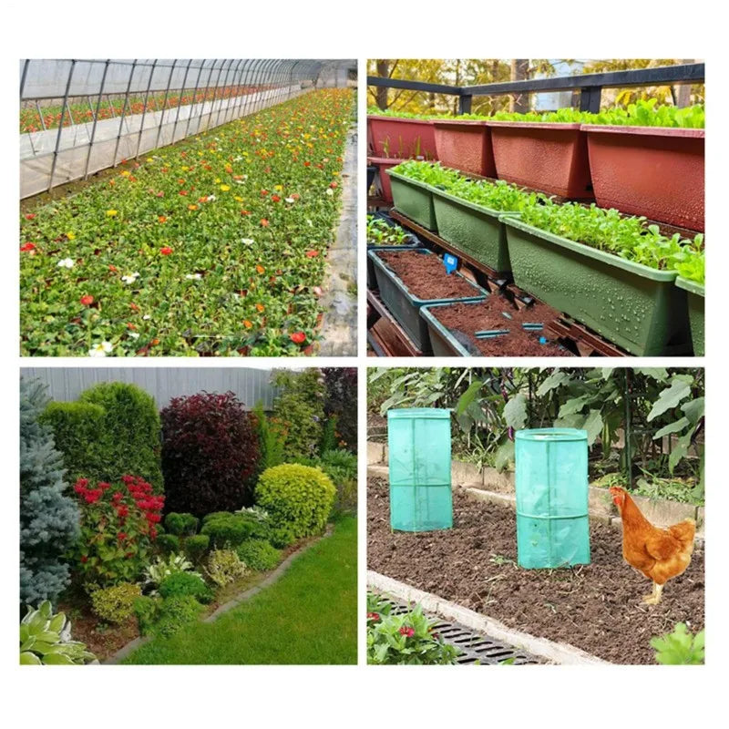 FLYY-Plastic Plant Seedling Cover- For Garden For Vegetable Fruit Flower Yard Patio Greenhouse Outdoor Use-For Gardening Protect
