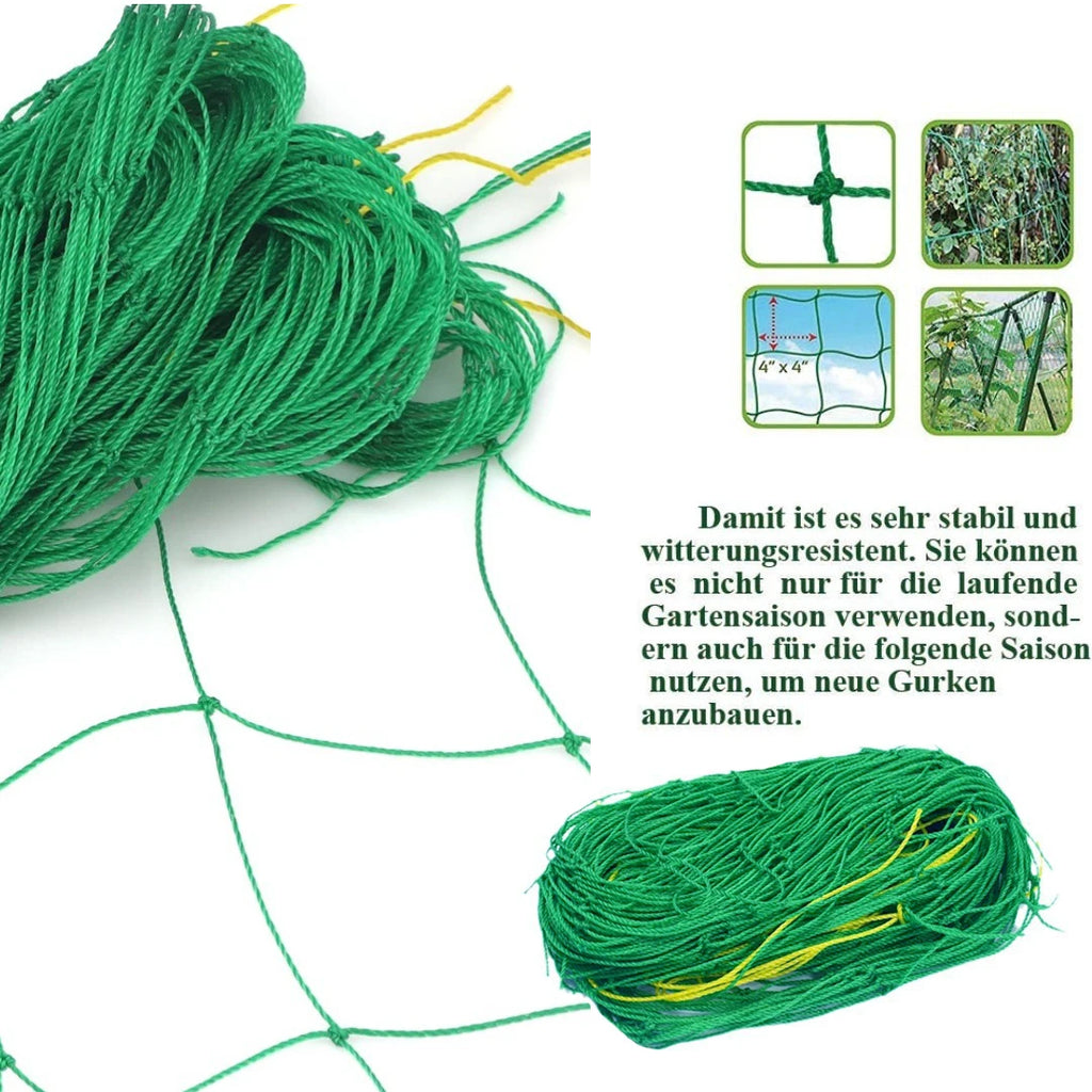 Plant Trellis Pergolas, Heavy-Duty Polyester Grow Net, Garden Trellis Netting With Square Mesh For Climbing Plants, Vegetables,