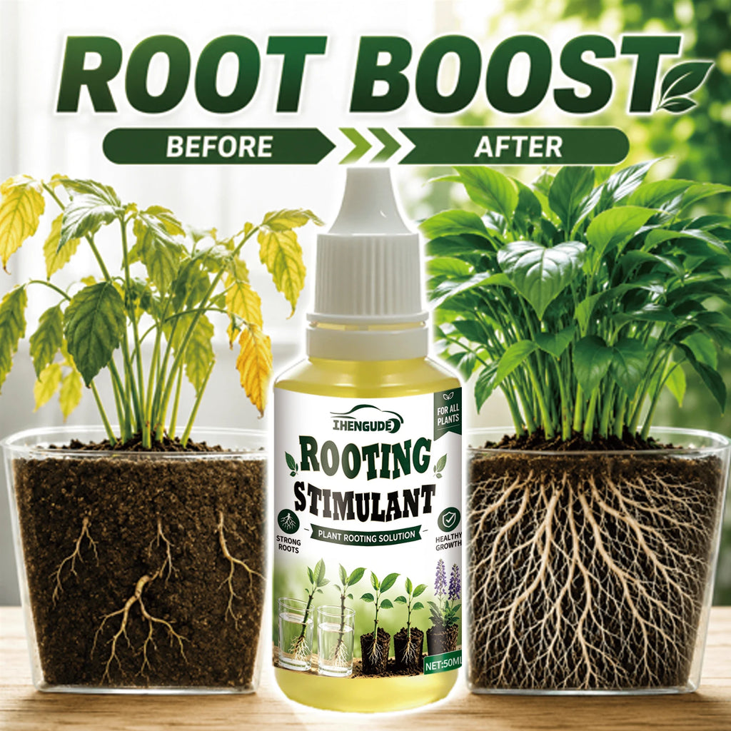 Plant Rooting Promoter Germination Kit｜Nourishes Seedlings and Strengthens Roots, Promotes Plant Germination, Improves Yellowing of Leaves, Accelerates Rapid Rooting, Enhances Root Vitality, Reduces Transplant Stress, Suita