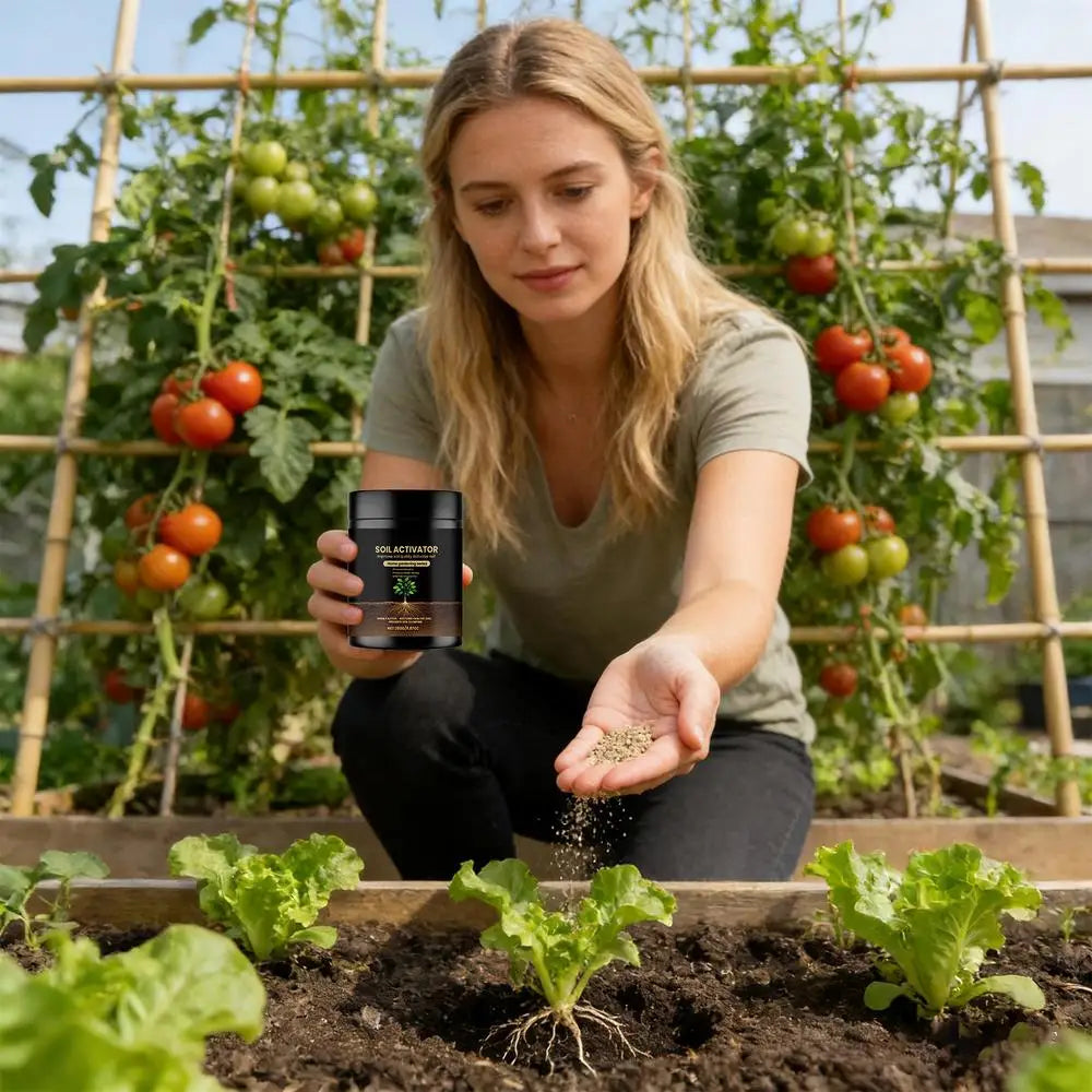 Soil Activator For Plants Potting Soil Boost Nutrition Improve Soil Easy Use For Garden Potted Plants Flowers Vegetables