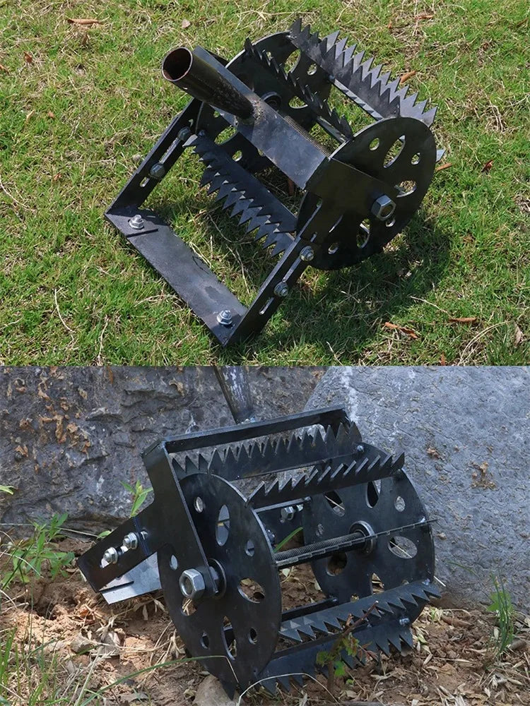 Cultivator Weeding Head Gardening Farm Heavey Weeding Head Grass Remover Tool Attachment Weeding Wheels Weeder Accessories