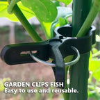 10/30/50Pcs Plant Stem Branch Gardening Clip Ties Support Plastic Clips for Climbing Plants Fixing Clamps Plant Support