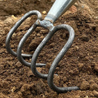 4 Claws Garden Hand Rake Durable Garden Cultivator Fork Head Soil Digging Rake Head Weeding Harvesting Landscaping Tool