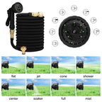 Garden Hoses 25-150ft Water Hose Expandable Flexible Garden Expanding Hoses 8 Function Nozzle Spray Wall Mountable Water Hose