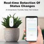Tuya ZigBee Soil Moisture Tester Humidity Meter Farm Lawn Plants Flower Soil Monitor Sensor Hygrometer Convenient Gardening Tool