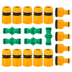 Garden Watering Hose ABS Quick Connector 1/2” End Double Male Hose Coupling Joint Adapter Extender Set For Hose Pipe Tube