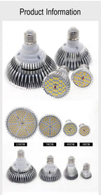 LED Plant Supplementary Light E27 Greenhouse Seedling 85-265V Grow Lamp And Succulent Light Bulb Full Spectrum Imitation Of Sun