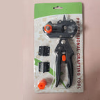 Professional Grafting and Pruning Tools, Fruit Tree Grafting Shears, 2-in-1 Branch Cutting and Grafting Shears.