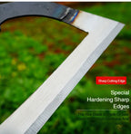 14-26CM Weeding Hoe Handheld Hollow Hoe Thickened Manganese Steel Agricultural Weeding Hoe for Planting Vegetable Garde