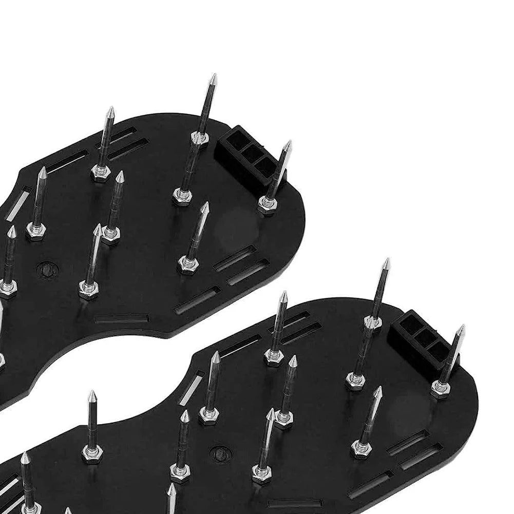Lawn Aerator Spikes Shoes Grass Cultivator Shoes Spikes Nail Aerators Yard Garden Tool Soil Scarifiers Shoes Grass Cultivator