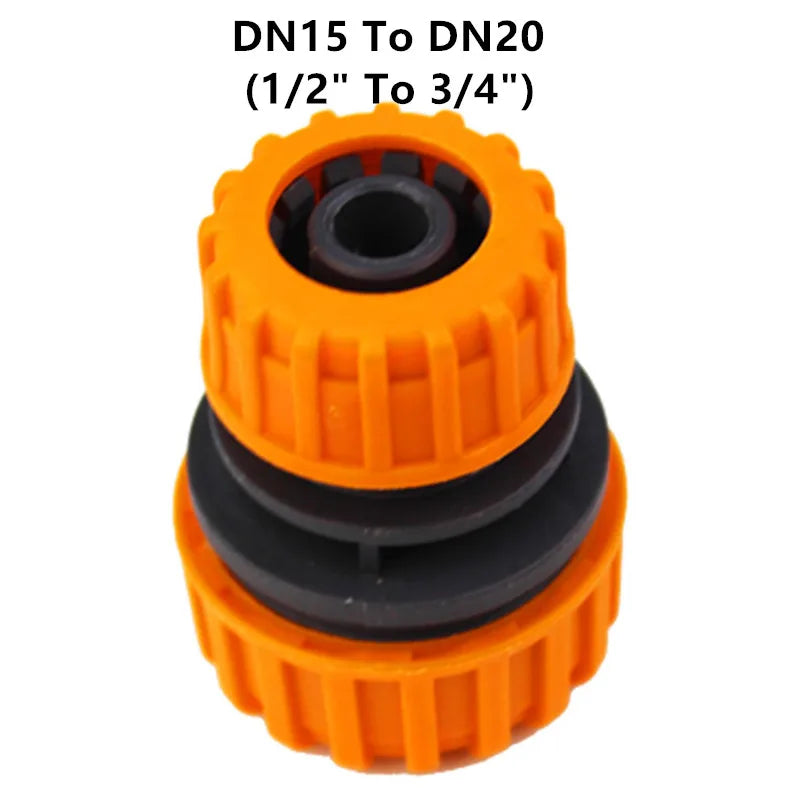 Garden Hose Connector 1/2' 3/4' 1' Inch Pipe Coupler Stop Water Connector 12mm 19mm 25mm Hose Bore Repair Joint Irrigation