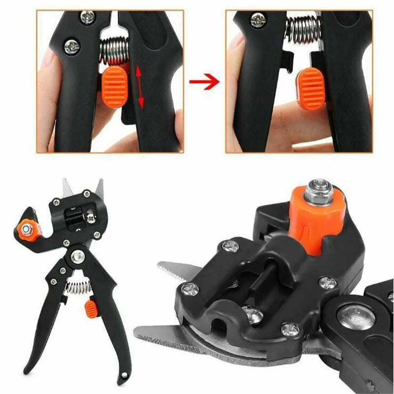 Professional Farming Pruning Shears Garden Scissor Floristry Secateur Fruit Tree Pruner Pruning Vine Seedle Graft Tool Hand Tool
