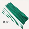 10-Piece Plastic Plant Support Stakes for Indoor Gardening