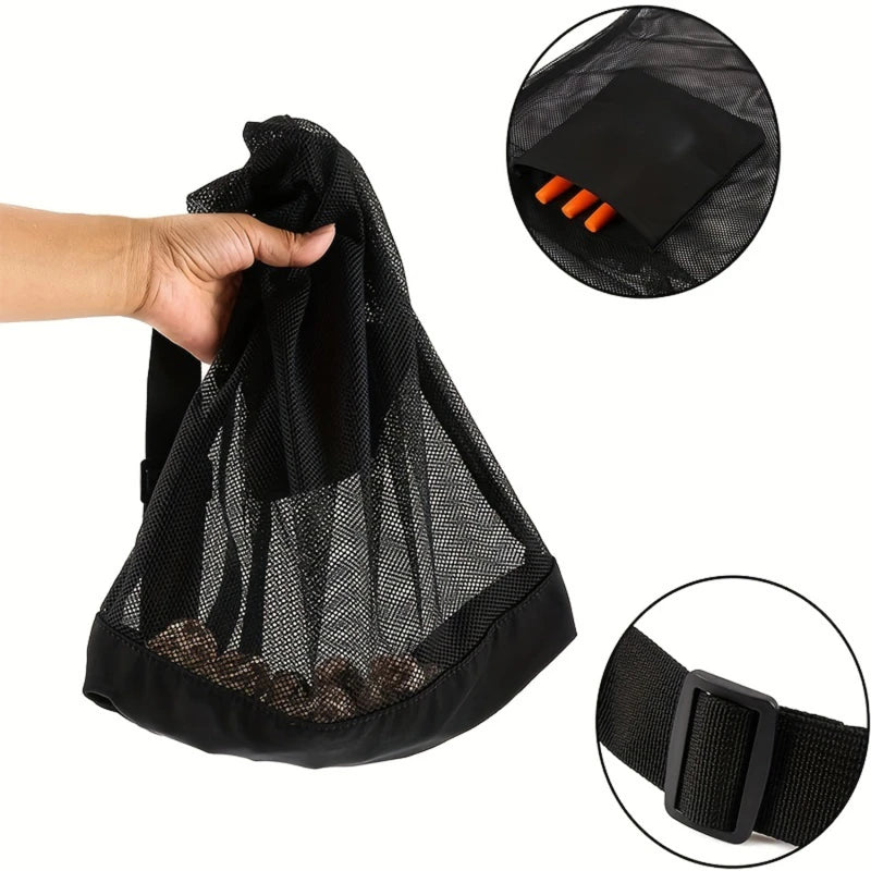 Mushroom Collection Bag Harvest Mushroom Basket Hunting Net Bag Large Capacity Mesh Garden Fruit Picking Bag