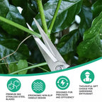 Complete Gardening Kit with 5 Essential Tools; Pruning Shears, Foldable Sawi Scissors, Plant Cutter