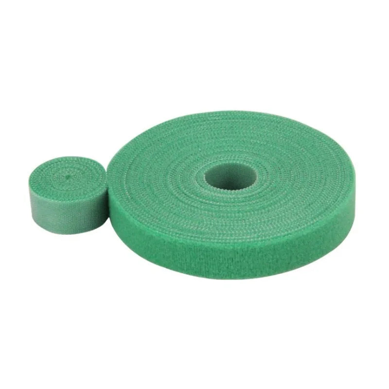 10m Reusable Nylon Plant Ties Green Garden Plant Bandage Cable Ties Self Adhesive Plant Fastener Tape for Plants Garden Home