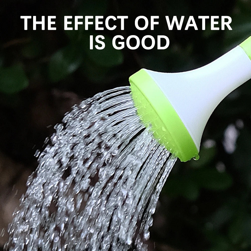 Long Spout Watering Pot For Garden With Sprinkler Head Comfort Grip Watering Kettle Lightweight Large Water Can For Garden
