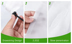 Winter Plant Cold-proof Cover Plant Protection and Warmth Covers Drawstring Zipper Fixed Non-woven Fabric Casing Outdoors Garden