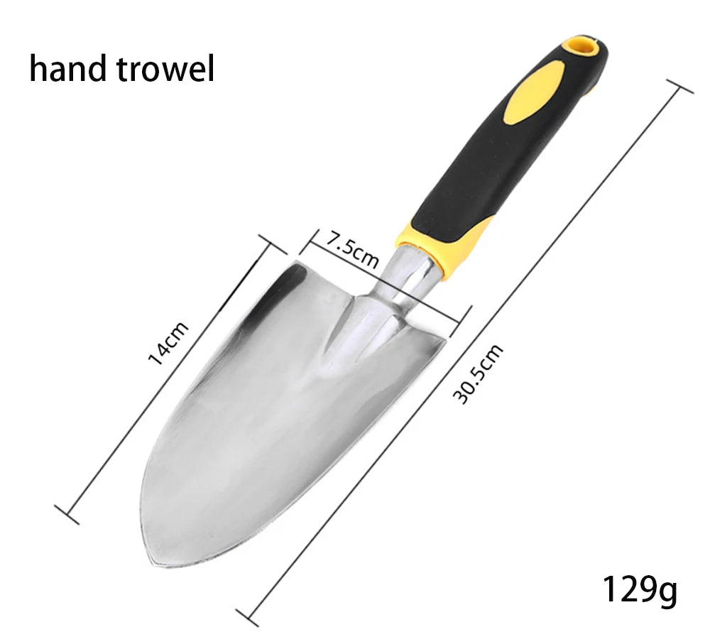 Garden Tool Hand Trowel Rake Cultivator Weeder Tools With Ergonomic Handle Garden Lawn Farmland Transplant Gardening Bonsai Tool