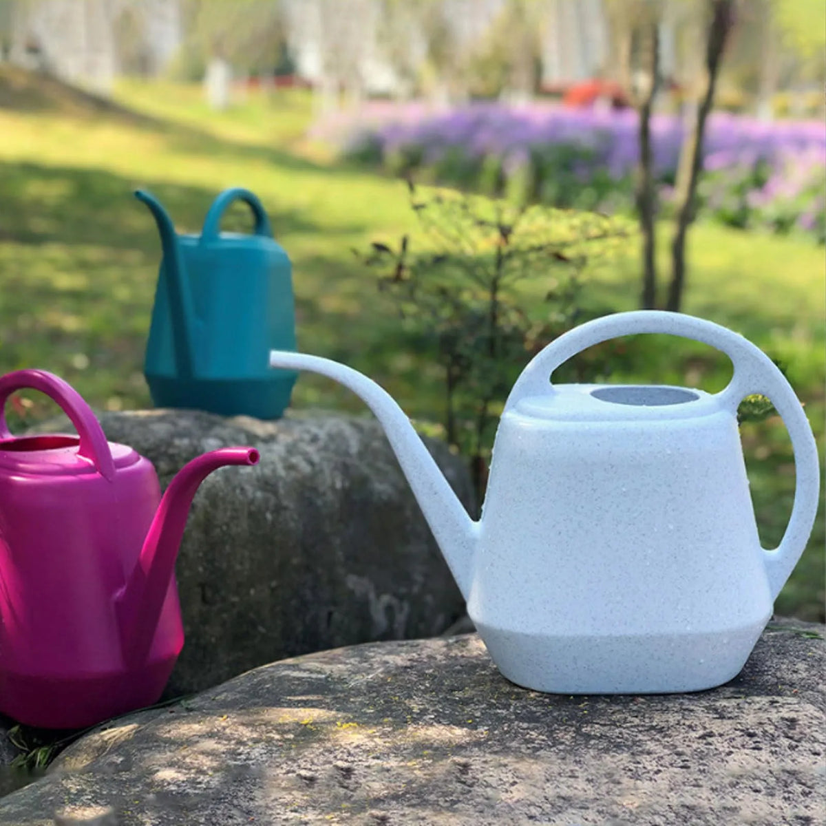 Home Garden 4L Watering Can Long Mouth Large Capacity Plant Sprinkler Garden Tool Lightweight Watering Pot