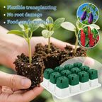 Reusable Seed Starter Trays Kit Silicone Seedling Trays For Plant Seeds Germination Tray Indoor Gardening Seedling Starter Pot